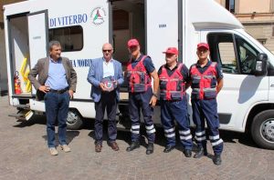 Il camper consegnato dalla Provincia 