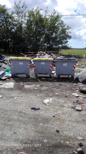 Viterbo - L'isola ecologica ai mercati generali