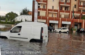 Maltempo - Viterbo - Circonvallazione allagata