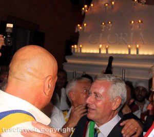 Santa Rosa - Il sindaco Michelini al trasporto
