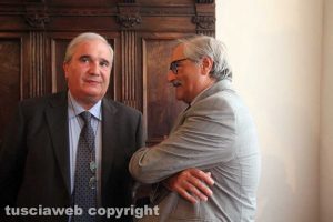 Il professore Capasso con Giuseppe Fioroni a Viterbo per santa Rosa