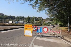 Viterbo - Maltempo - Sopralluogo in strada Bagni 