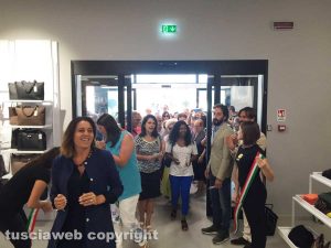 Viterbo - L'inaugurazione dell'Upim