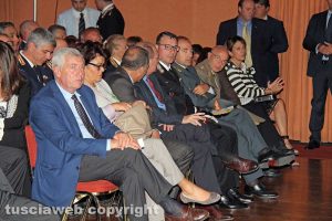 A sinistra il sindaco Leonardo Michelini