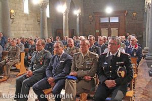 Le autorità militari alla celebrazione per San Matteo