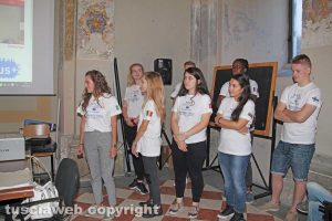 Viterbo - I ragazzi presenti alla presentazione del progetto