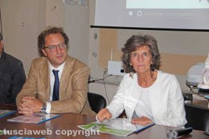 Viterbo Gli ingegneri Massimo Marani di Casa Clima Netwrok e Stefano Ubertini dell'Unitus