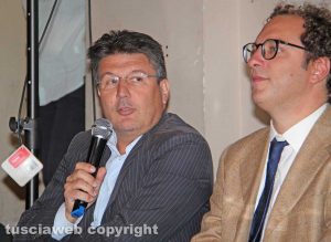 Viterbo Gli ingegneri Massimo Marani di Casa Clima Netwrok e Stefano Ubertini dell'Unitus