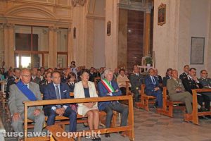 Viterbo - Il consigliere Mario Quintarelli, il questore Lorenzo Suraci, la prefetta Rita Piermatti e il sindaco Leonardo Michelini
