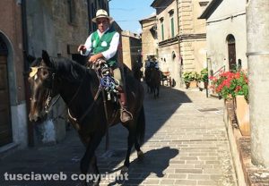 A cavallo sulla via Francigena