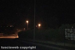 Viterbo - Il quartiere Ponte dell'Elce quasi interamente al buio