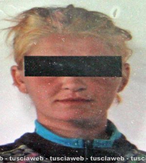 L'arrestata 30enne M.C.C.