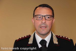 Il colonnello Giuseppe Palma, comandante provinciale dei carabinieri