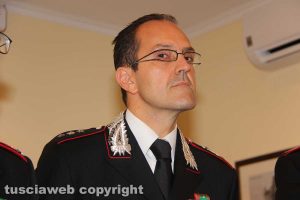 Il capitano Tammelleo, alla guida della compagnia di Ronciglione