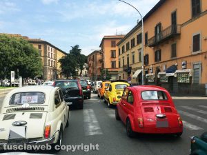 Viterbo - Raduno 500 - Traffico in tilt