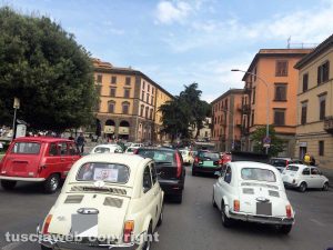 Viterbo - Raduno 500 - Traffico in tilt