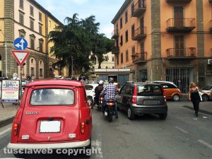 Viterbo - Raduno 500 - Traffico in tilt