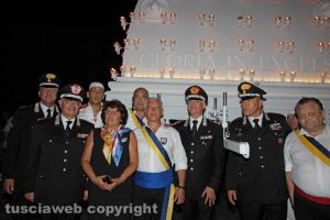 Viterbo - Santa Rosa - Da sinistra Iannaccone, Agovino, Piermatti, Rossi, Mecarini, Del Sette, Conte