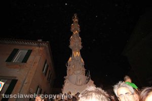 Macchina di Santa Rosa - Gloria al santuario
