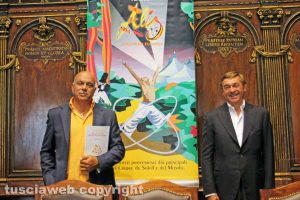 Viterbo - Roberto Forcherio e Giampiero Garelli del circo "Alis"