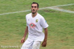 Sport - Calcio - Viterbese - La corsa di Celiento dopo il gol al Racing Roma