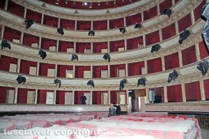 Viterbo - Teatro Unione - I lavori