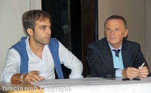 Viterbo - Teatro Unione - I lavori - A destra Cucullo