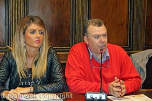 Viterbo - Festa dell'uva - Bracaglia con l'assessora Troncarelli