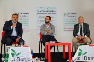 L'incontro del Pd agli Almadiani - Panunzi, Egidi e Michelini