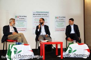 Cesare Damiano, Andrea Egidi e Alessandro Mazzoli