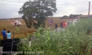 Maltempo - Tarquinia -I vigili del fuoco salvano un uomo
