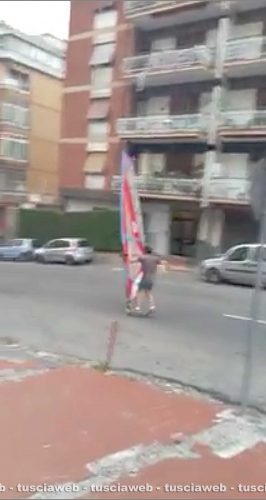 Viterbo - Col windsurf in città