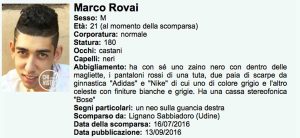 Scomparso Marco Rovai di Ronciglione - L'appello della trasmissione "Chi l'ha visto?"