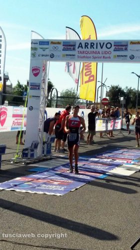 Tarquinia - Gara di triathlon al lido
