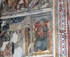 Orte - L'affresco “Storie di Giobbe” restaurato