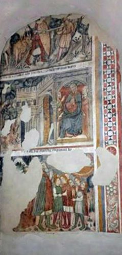 Orte - L'affresco “Storie di Giobbe” restaurato