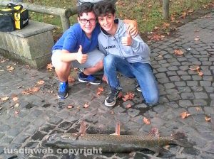 Capodimonte - Leonardo Lampini pesca un luccio di 10 chili