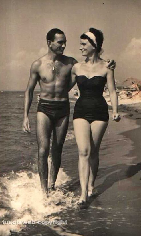 Vignanello - Come eravamo - Augusto Agnitelli e Lina Cherubini in viaggio di nozze