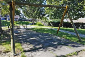 Viterbo - Il giardino di via Carlo Cattaneo
