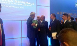 Gasbarri si complimenta con il rieletto presidente nazionale Nicchi