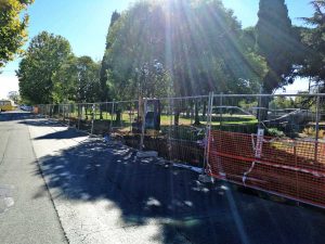 Montalto di Castro - I lavori in via Fallaci