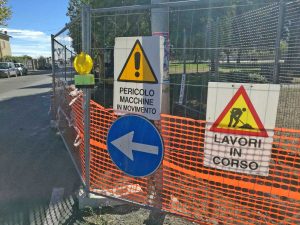 Montalto di Castro - I lavori in via Fallaci 