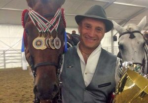 Paolo Sensi e il cavallo Navart