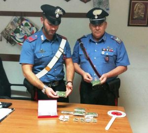 Ladispoli - Carabinieri - La droga sequestrata