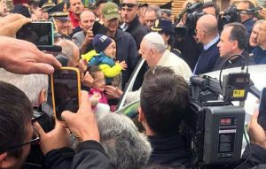 Papa Francesco ad Amatrice