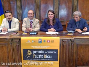 Viterbo - La conferenza di presentazione del premio Fausto Ricci