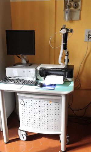 Lo spirometro donato all'ospedale di Acquapendente 