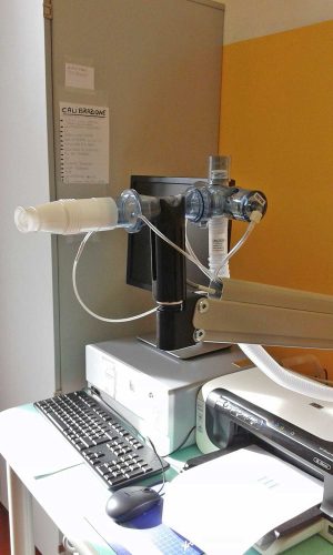 Lo spirometro donato all'ospedale di Acquapendente 