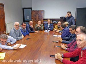 Viterbo - La riunione della terza commissione