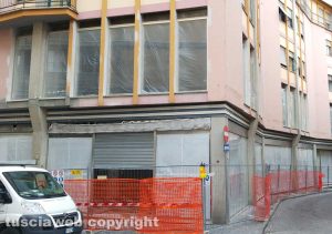 Viterbo - I lavori all'ex Upim